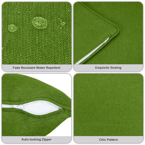 Pcinfuns 18x18 Inch Outdoor Throw Pillows 2 Pack