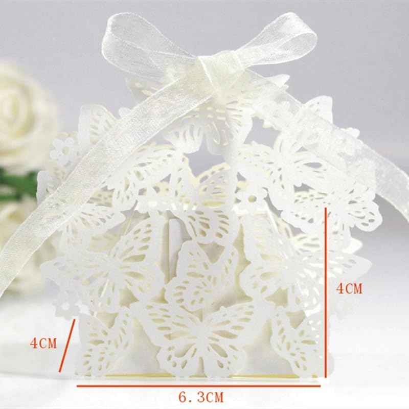 MODADA Reflective Gold Butterfly Gift Boxes 50pcs 1