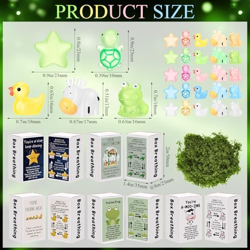 100 Pcs Luminous Resin Affirmation Gift Box Set