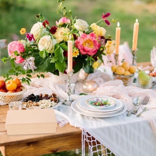 SHERCHPRY 5Pcs Kraft Gift Boxes for Wedding Favors and Parties