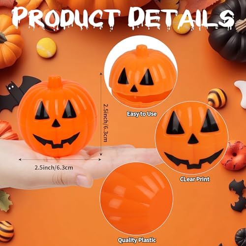 FOIMAS Halloween Pumpkin Candy Box 36pcs