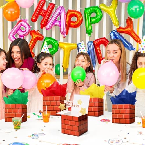 Zhanmai 8 Pcs Video Game Treat Boxes for Party