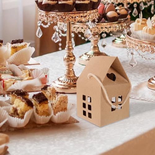 ARTIBETTER 15Pcs 3D Christmas Candy Cookie Treat Boxes