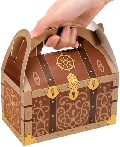Bekith 36 Pack Pirate Treasure Chest Gift Boxes
