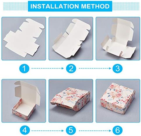 PH PandaHall 30 Pack Kraft Gift Boxes
