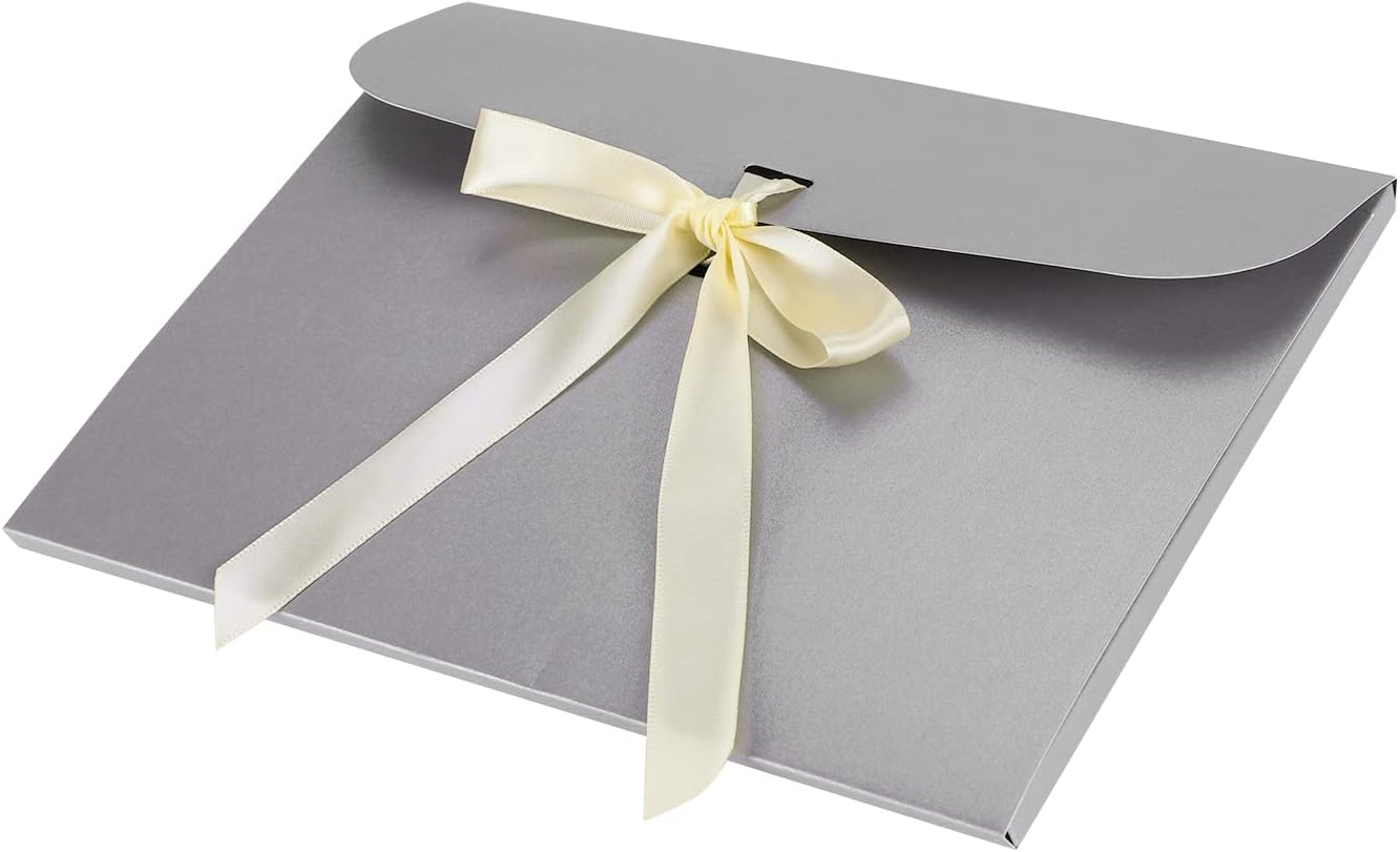 10pcs Paper Gift Bags with Ribbon Bowknot