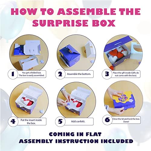 FETTIPOP Exploding Confetti Gift Box Surprise Kit