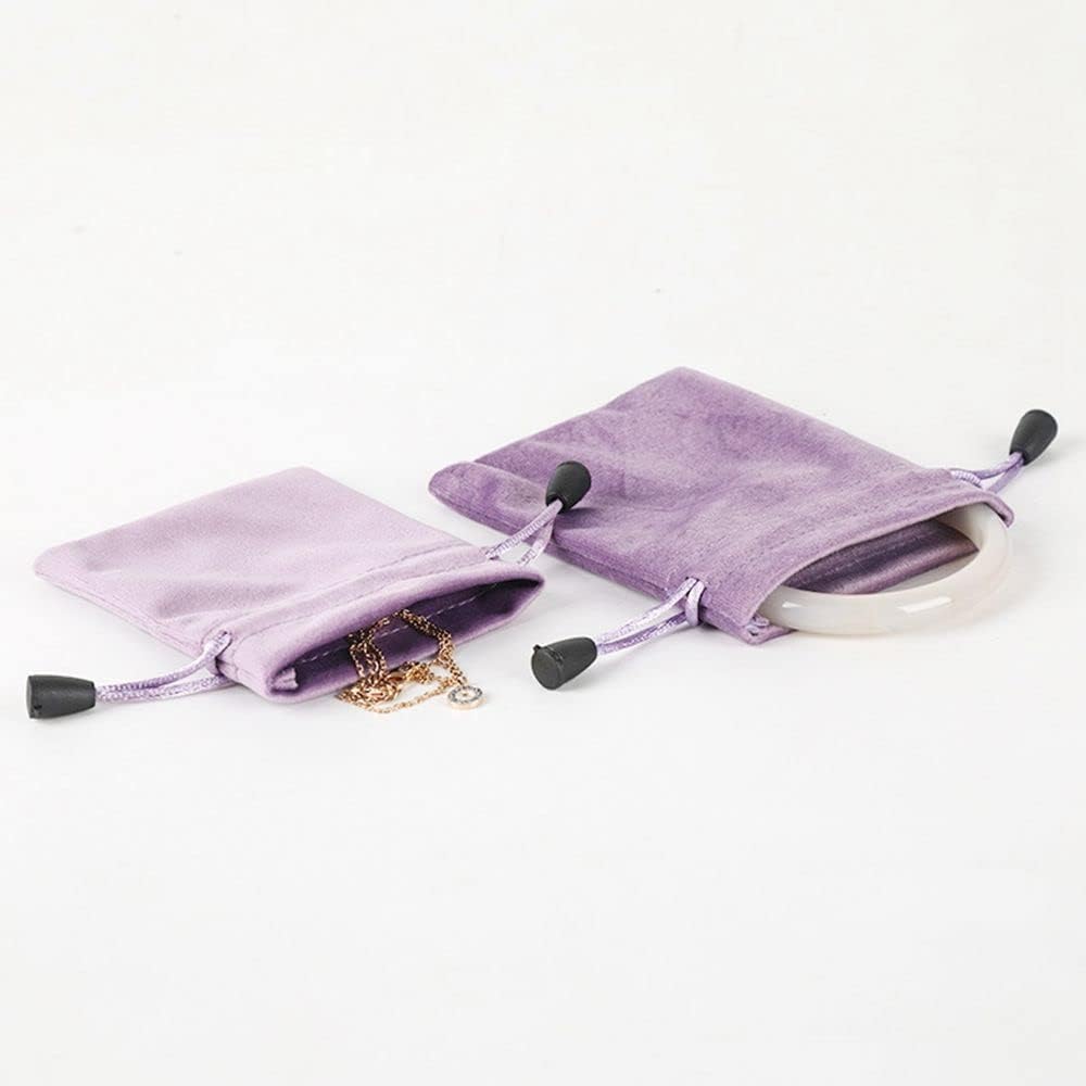 Drawstring Velvet Pouches for Jewelry and Gift Packaging