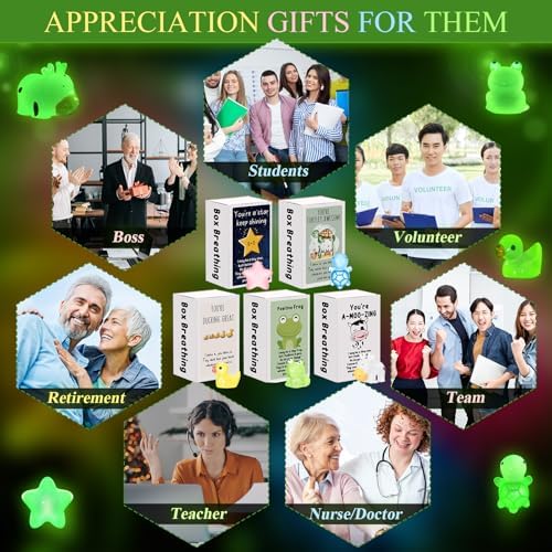 100 Pcs Luminous Resin Affirmation Gift Box Set