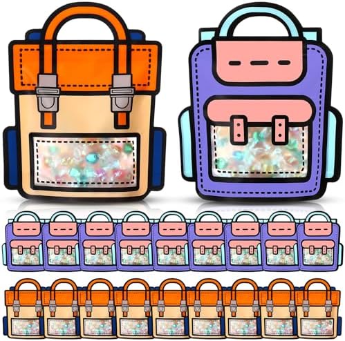 Locmeo 20 Pcs Bulk Cartoon Gift Bags for Kids