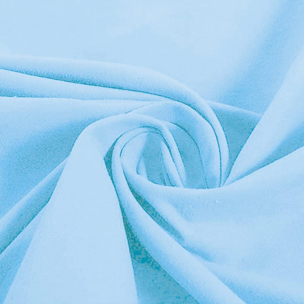 Sky Blue Chaise Lounge Cover with Side Pockets