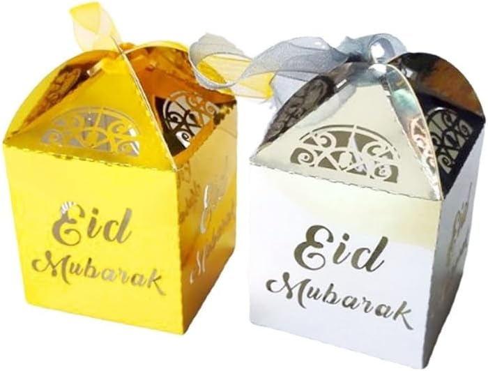 MODADA Ramadan Candy Gift Bags with Ribbons