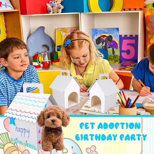 24pcs Dog Party Favor Boxes for Birthday Celebrations