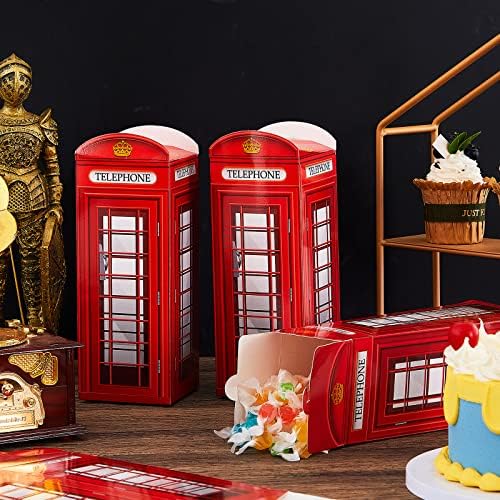 Watersay 16 Pcs British Party Decorations Candy Boxes