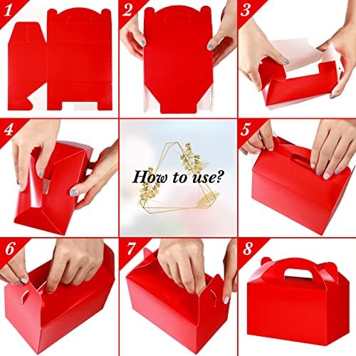 Chrisfall 36 Pcs Gable Treat Boxes for Parties