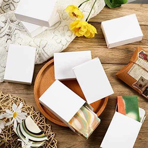 50 Pcs Kraft Soap Boxes for Party Favors and Gifts