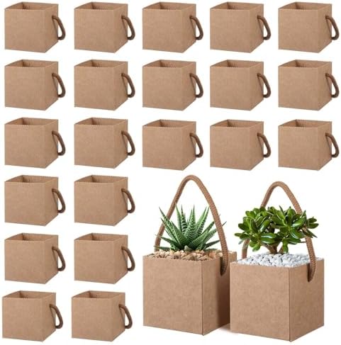 Lemecima 100Pcs Succulent Wrap Bags Gift Box
