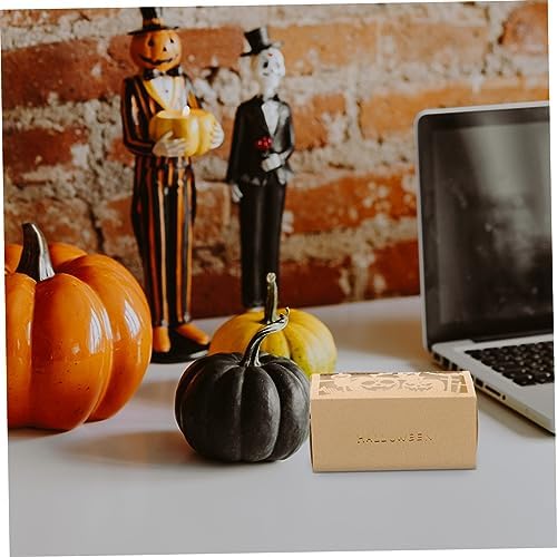 Veemoon 50pcs Halloween Treat Boxes with Spooky Designs