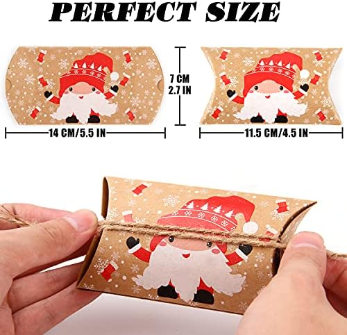 LOKIPA Christmas Gift Pillow Boxes 36 pcs