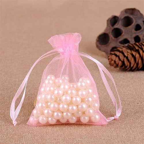 Christmas Gift Boxes 7x9cm Organza Bags for Jewelry and Sweets