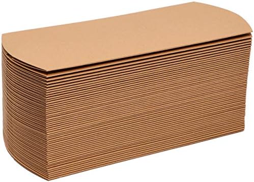 Bright Creations Kraft Paper Pillow Gift Box Set - 50 Pack