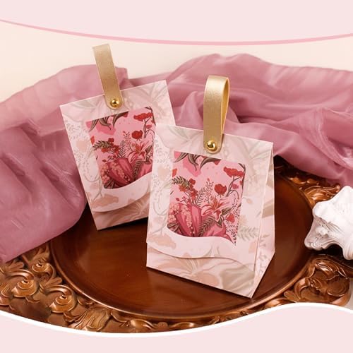 FAYEVIVI 20pcs Pink Gift Boxes with Lids