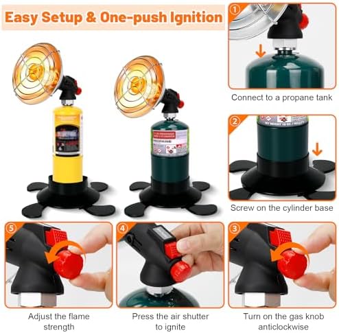 Portable Propane Heater for Camping and Outdoor Use