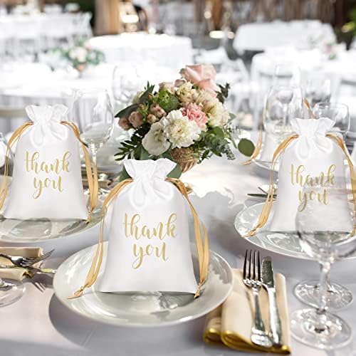 Sieral 50 Pcs Satin Gift Bags with Drawstring