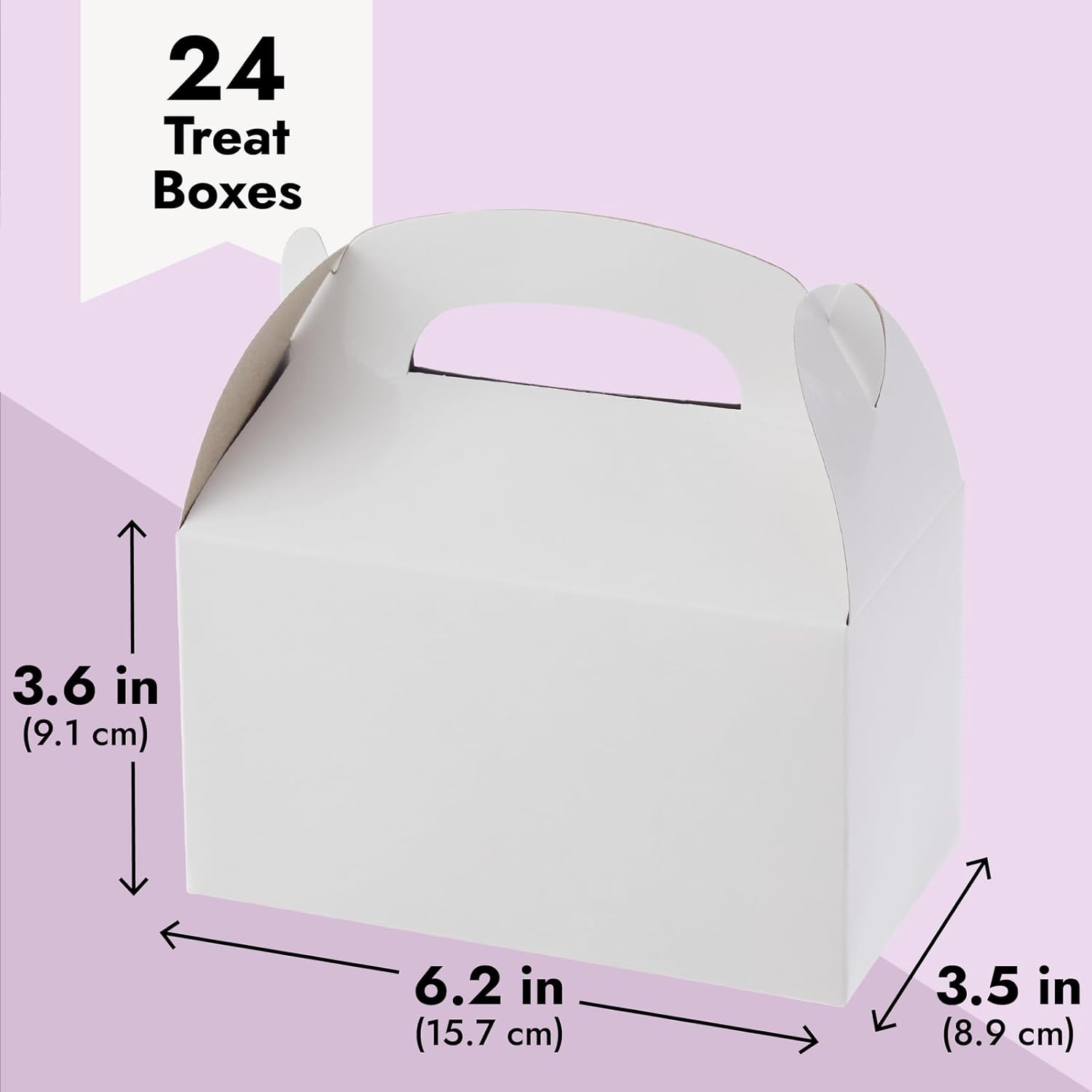 BEST PAPER GREETINGS 24-Pack Treat Boxes