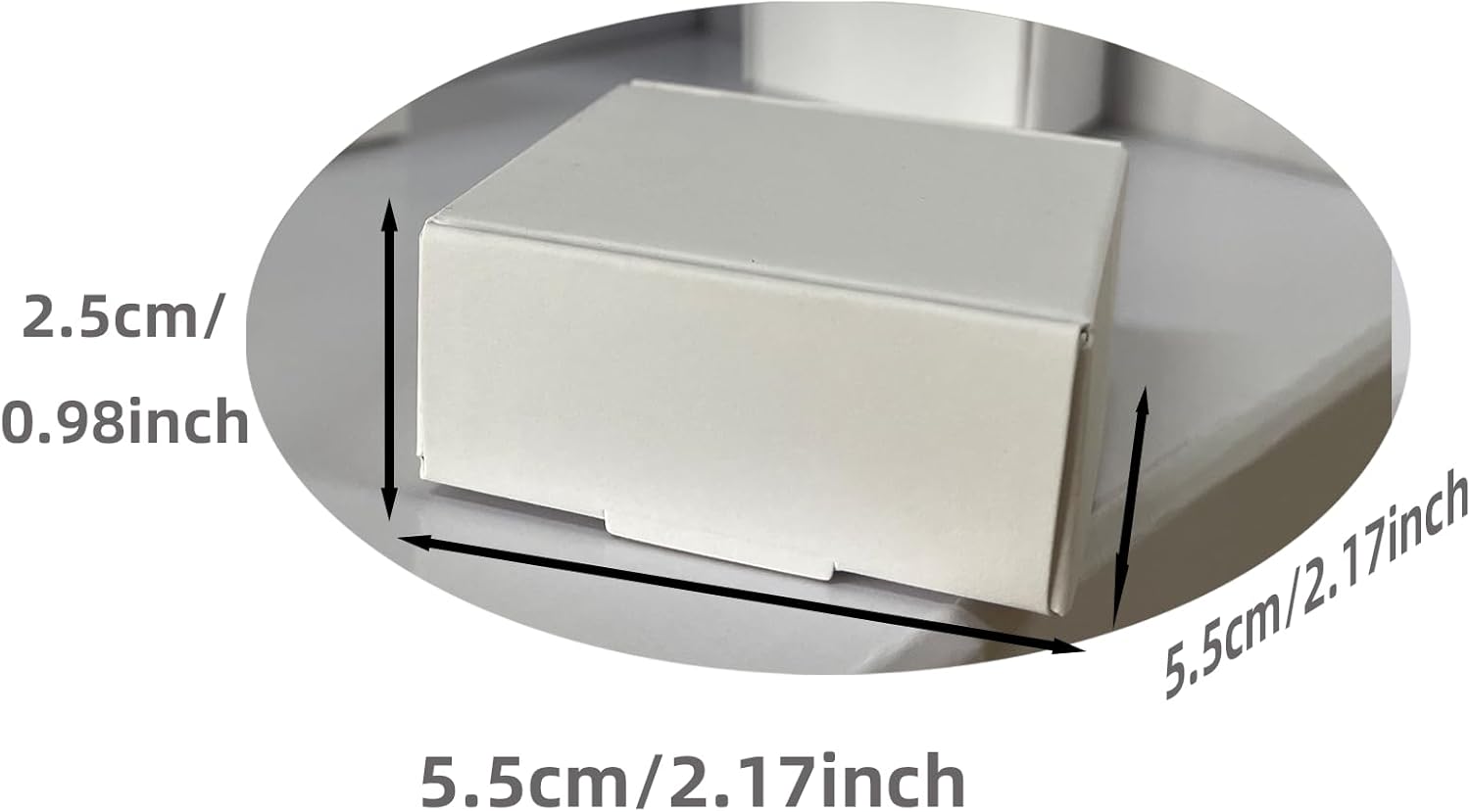 Aspakelle Mini Gift Boxes 100 Pack Kraft 217 x 217 x 098
