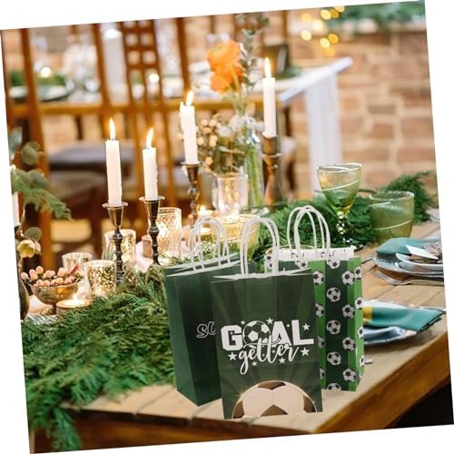 SUPVOX Football Pattern Goodie Bags 5 Sets 16PCS