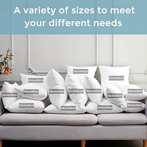 Artscope Outdoor Waterproof Throw Pillow Inserts Set of 4
