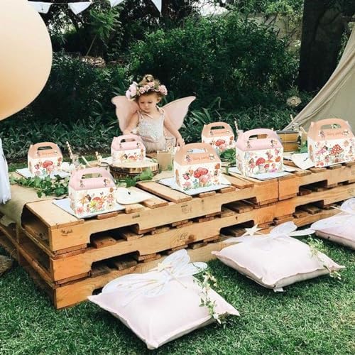 CIEOVO 24 Pack Fairy Birthday Treat Boxes