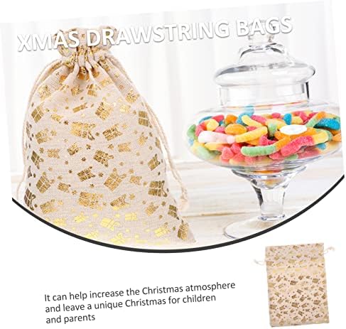 Anneome 25pcs Christmas Treat Drawstring Pouches