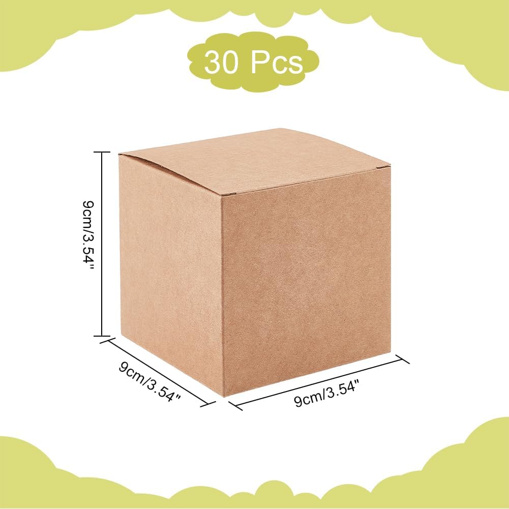 PH PandaHall 30PCS Kraft Gift Boxes for Small Gifts