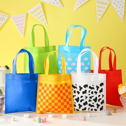 Locmeo 48 Pcs Cartoon Story Gift Bags