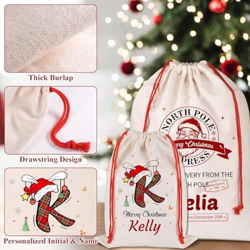 FAMIPAWS Personalized Santa Sacks for Christmas