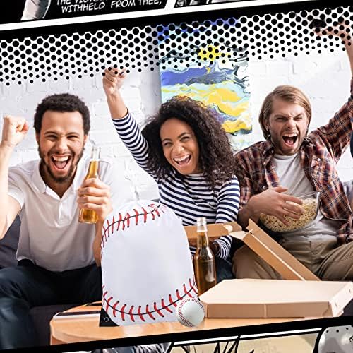 Silkfly 24 Pcs Baseball Drawstring Backpack Goodie Bags for Kids Sports