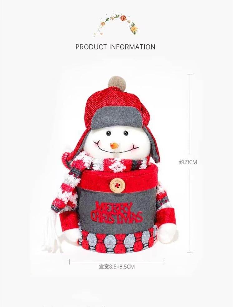 Kerio Christmas Apple Box Snowman Gift Bag