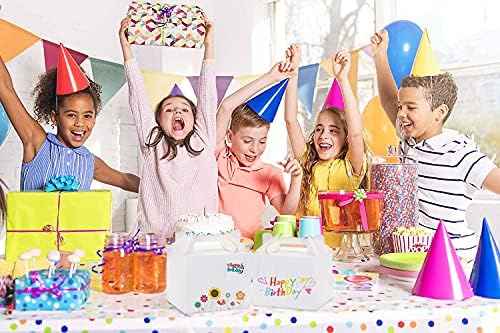12 Pack White Treat Boxes for Parties and Gifts