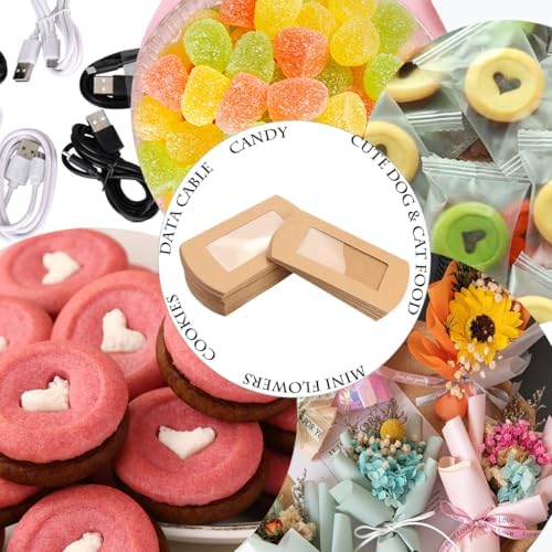 40 Pcs Pillow Gift Boxes with Clear Windows 1