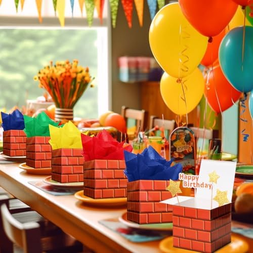 Zhanmai 8 Pcs Video Game Treat Boxes for Party
