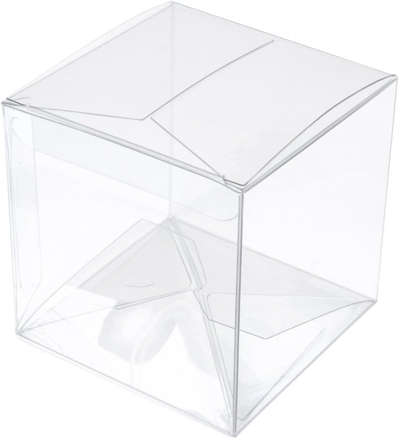 3x3x3 Clear Gift Boxes 25 Pack