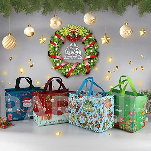 PARSUP Multifunctional Christmas Gift Bags with Handles