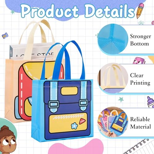 Sitroasho 20 Piece Cartoon Backpack Gift Bags