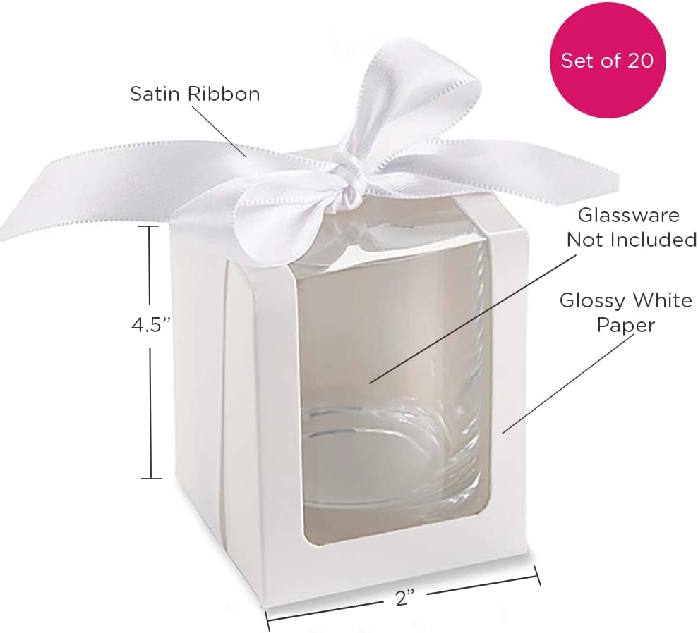 Kate Aspen Shot Glass Gift Boxes Set of 20 1