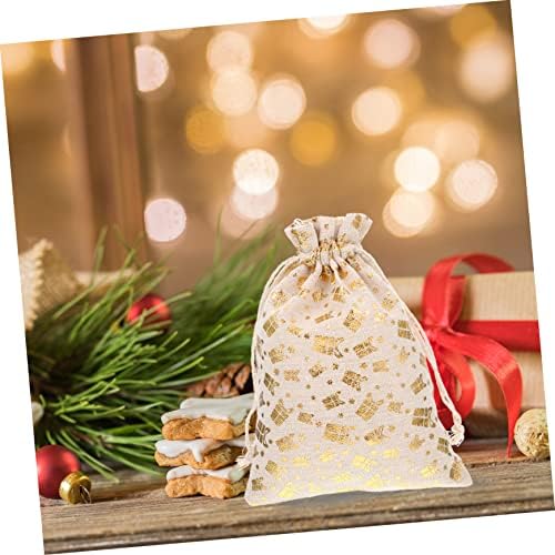 Anneome 25pcs Christmas Treat Drawstring Pouches