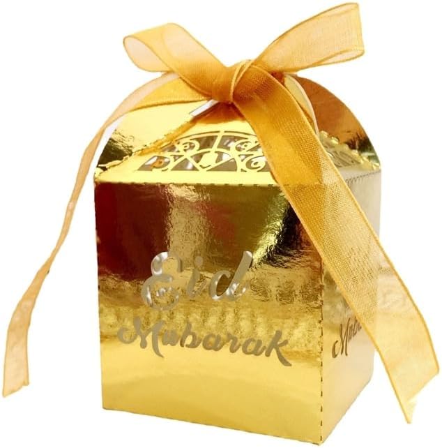 MODADA Ramadan Candy Gift Bags with Ribbons
