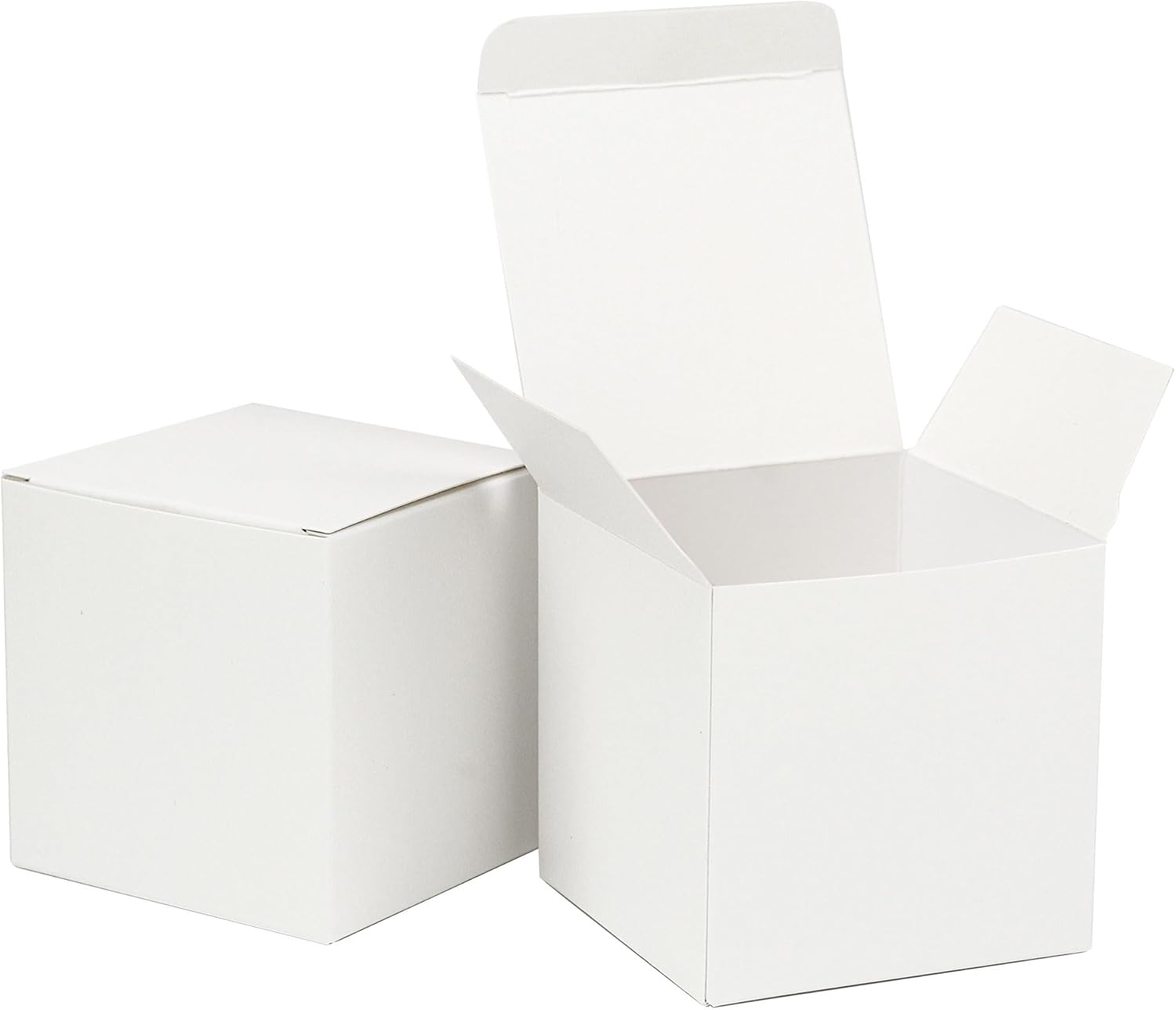 25pcs White Paper Gift Boxes 315x315x315 Inches Wedding Favor Boxes
