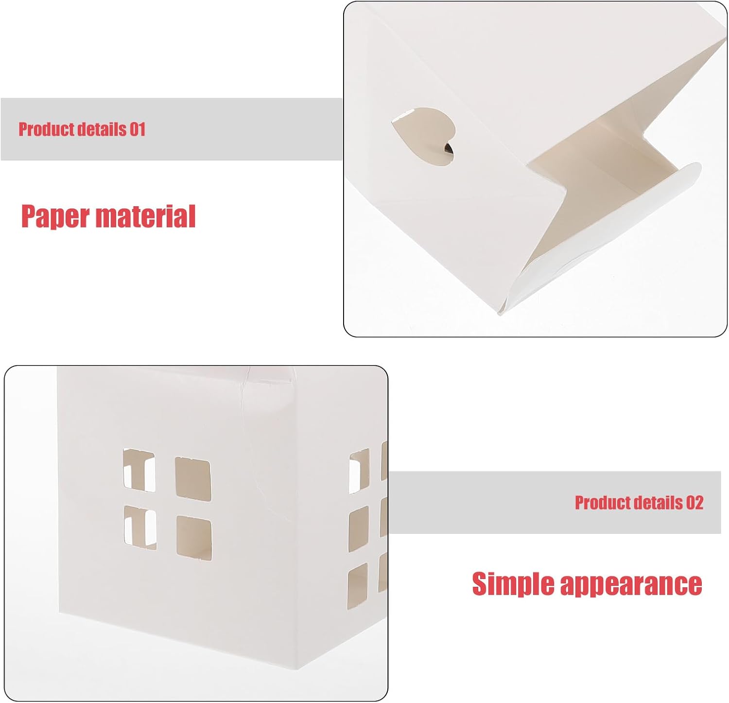15Pcs House Shaped Candy Boxes for Party Favors